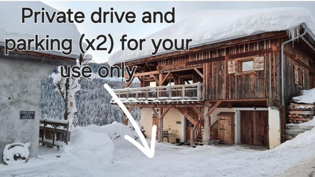 'Petite Ferme Les Bouts' Apartment, Sleeps 6, Nr Morzine La Cote d'Arbroz 外观 照片